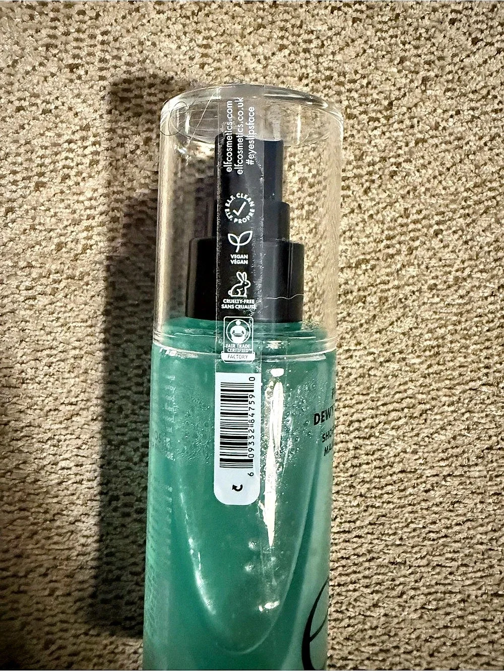 e.l.f. Power Grip Dewy Setting Spray 2.7 oz NWT